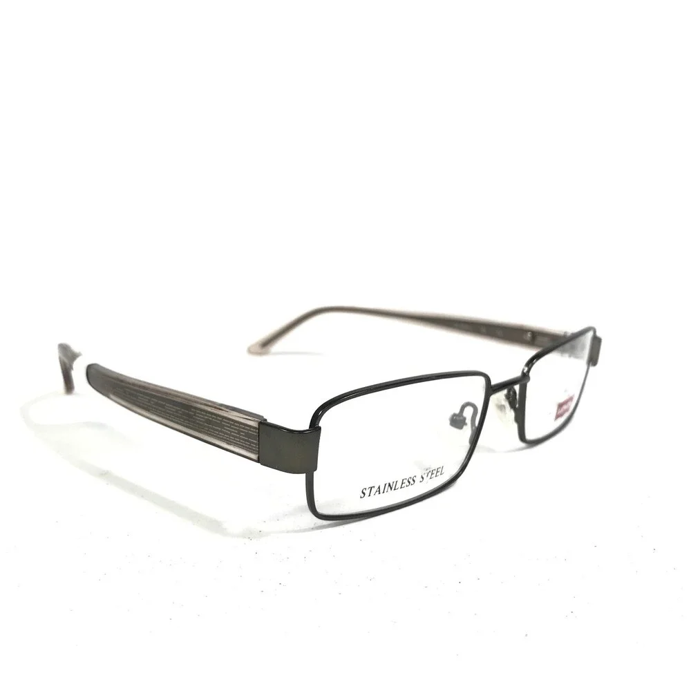 Levi's LS 544A-2 Eyeglasses Frames Brown Rectangular Full Rim 54-17-140